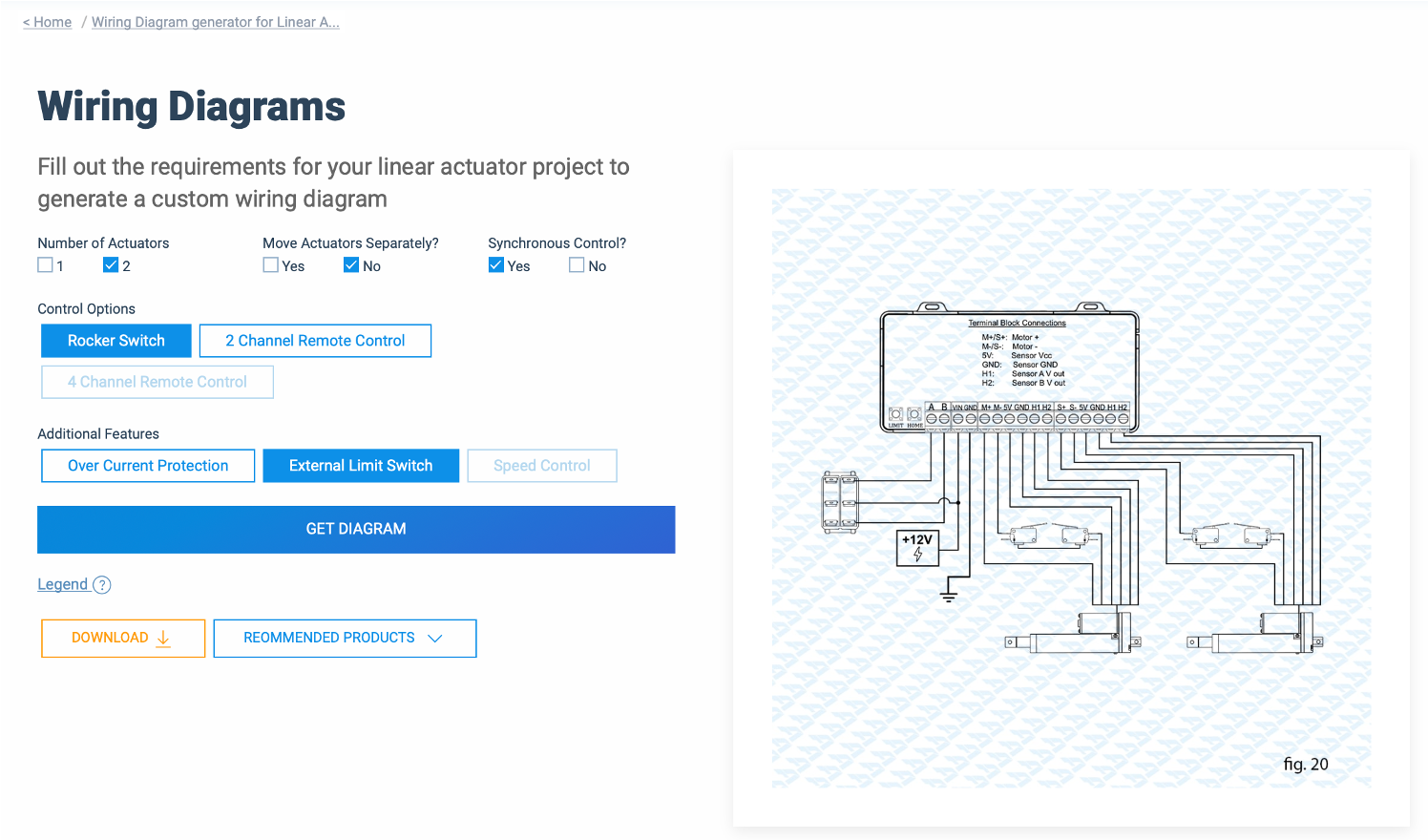 Actuator Wiring Diagram