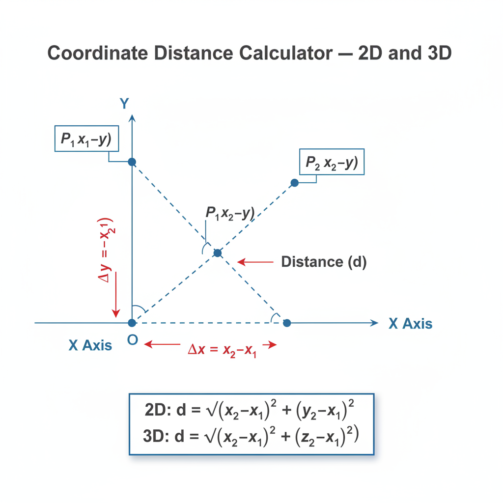 Distance Formula 3d Geometry