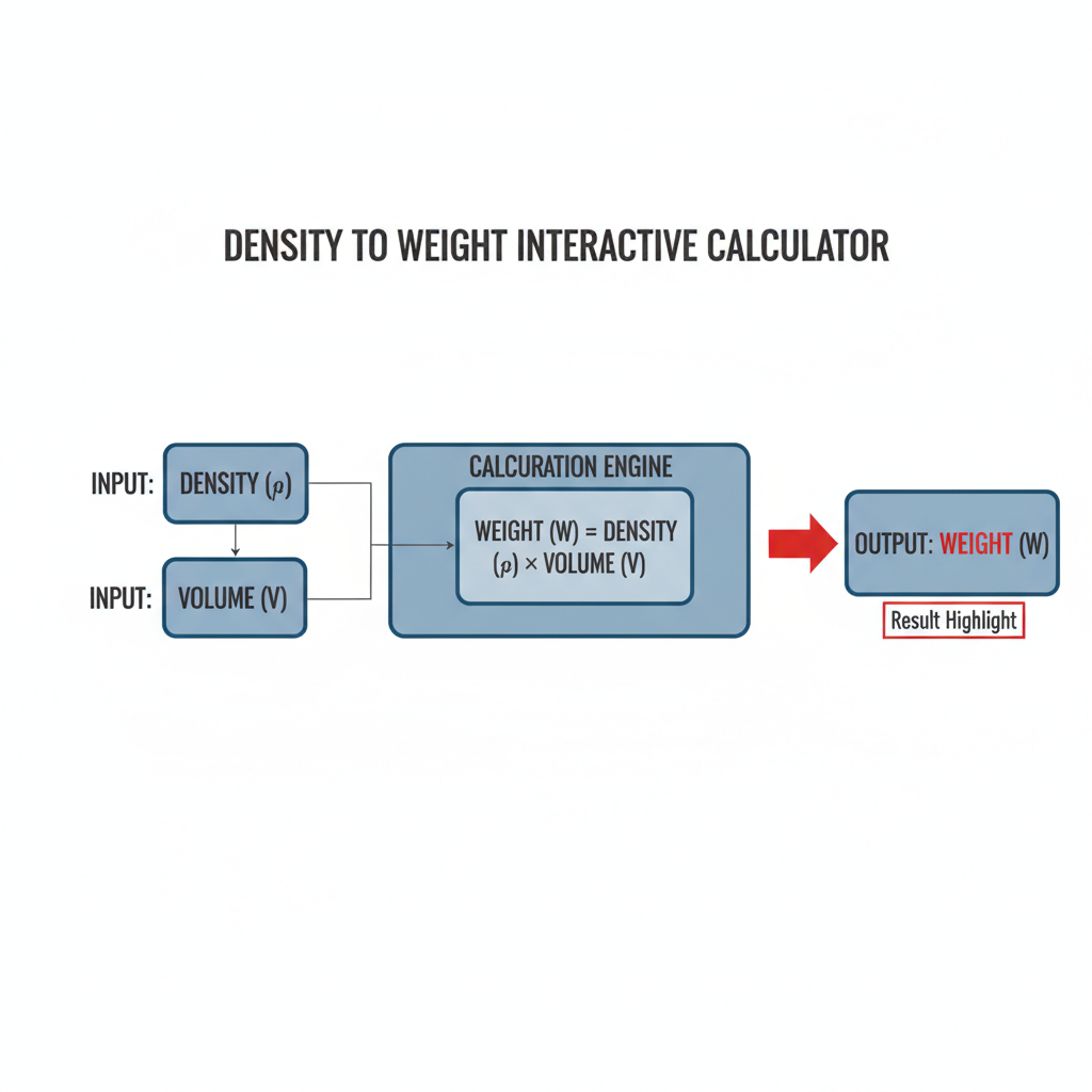 Density to Weight Interactive Calculator | FIRGELLI