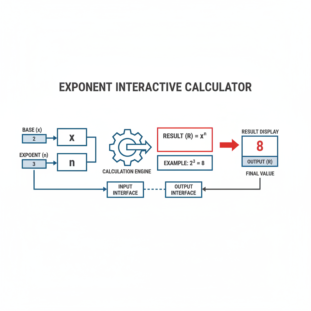 Exponent Interactive Calculator | Powers & Roots | FIRGELLI
