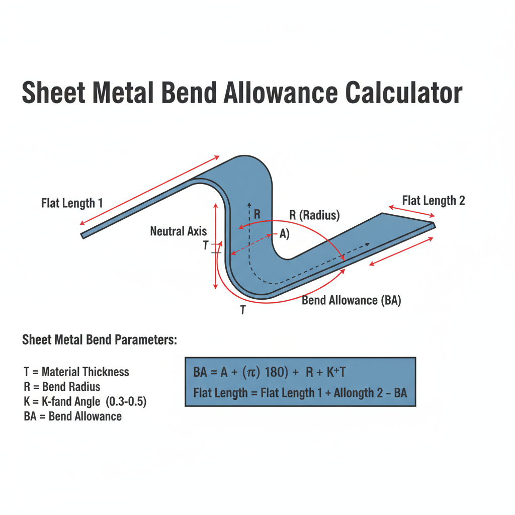 Free Sheet Metal Bend Allowance Calculator FIRGELLI Engineering