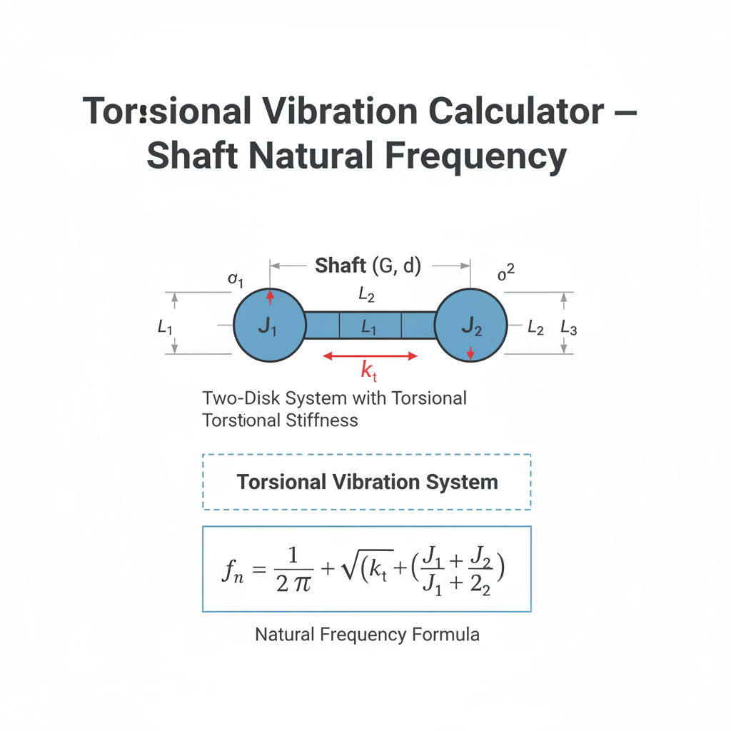 Free Torsional Vibration Calculator Shaft Natural Frequency | FIRGEL Free Torsional Vibration Calculator Shaft Natural Frequency | FIRGEL