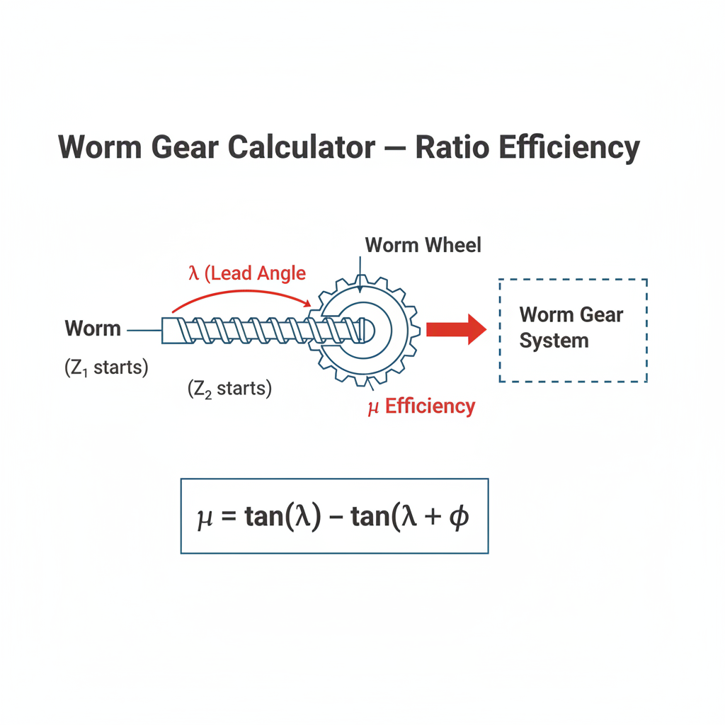 Free Worm Gear Calculator  Ratio Efficiency | FIRGELLI Engineering