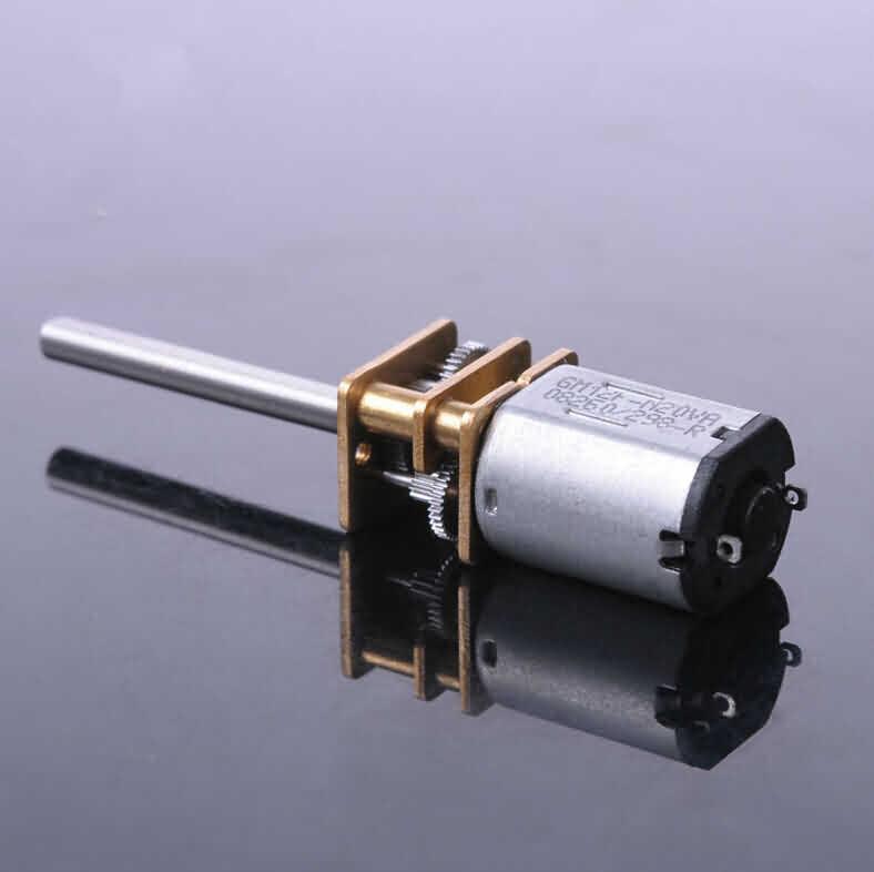 HALJIA N20 DC 12 V 30 RPM Micro Versnellingsbak Snelheidsreductie Motor Mini Versnellingsbak Motor Micro Snelheid Reductie Motor met 2 Terminals voor RC Auto Robot Model DIY Motor Speelgoed