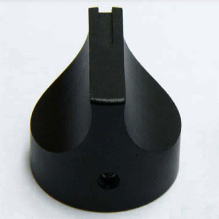 thumbnail interactive-video image 1 of Aluminum Volume Control Knob - Fits 6mm Potentiometer Shaft - Rotary Dial 1 of 3