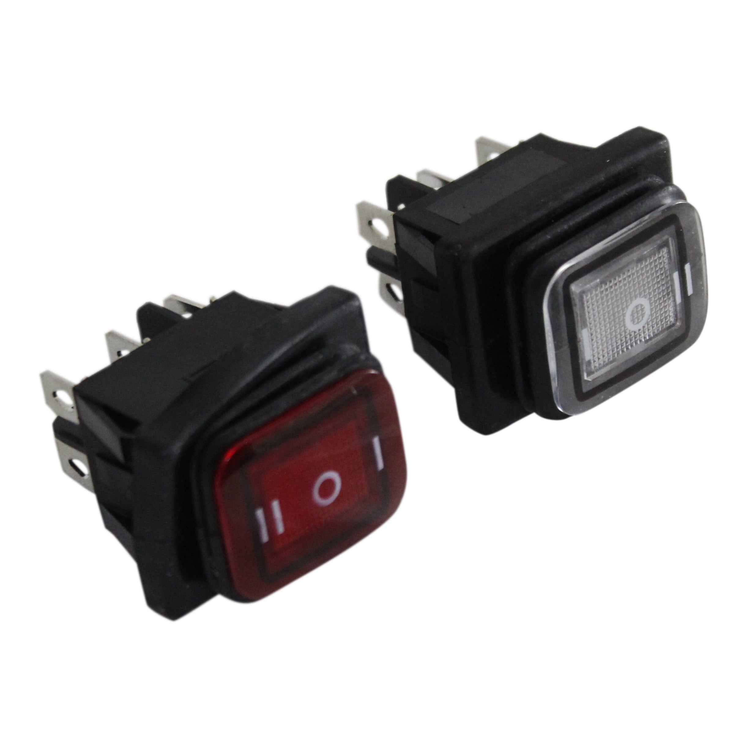 Weatherproof LED Rocker Switch with Legend