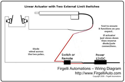 linear actuator wiring