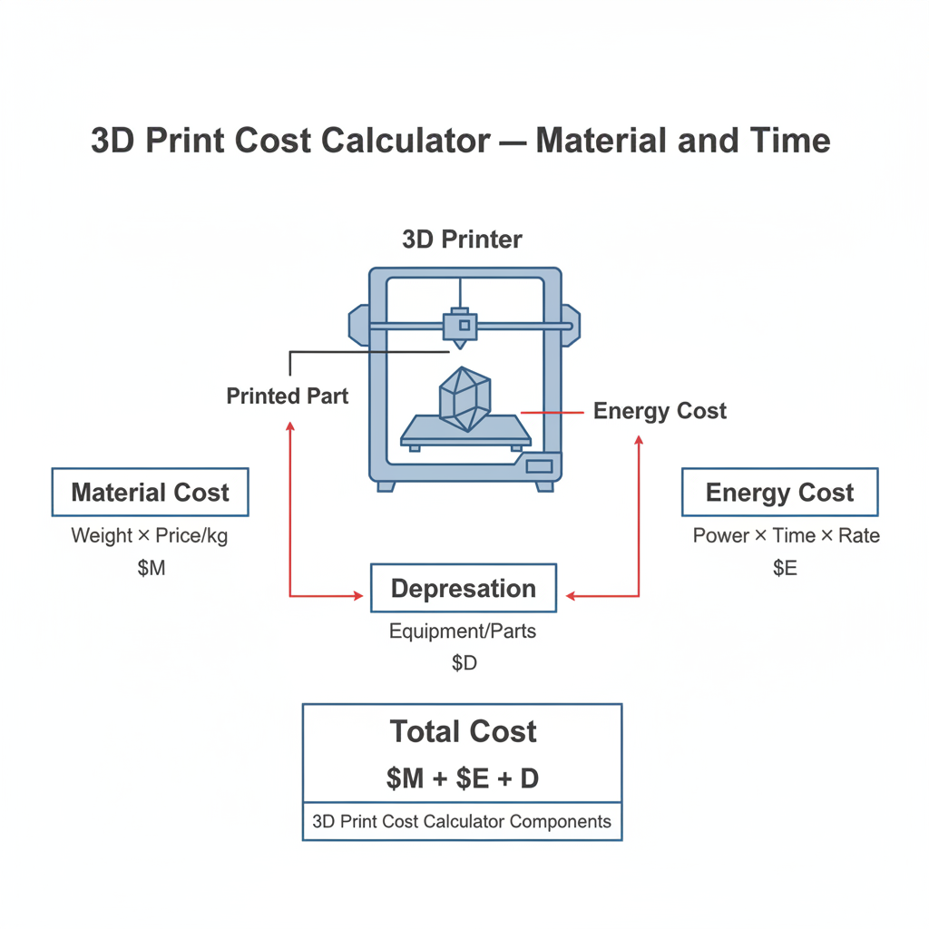 Free 3D Print Cost Calculator — Material and Time | FIRGELLI Engineeri