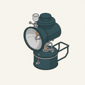 Acetylene Bicycle Lamp diagram