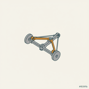 Ackermann Steering Linkage diagram