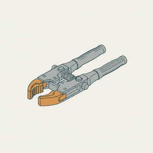 Adjustable Grip Tongs diagram