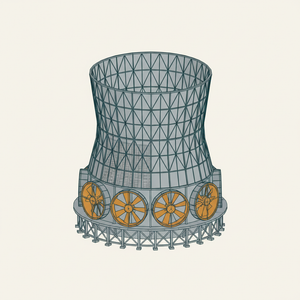 Air Cooling Tower diagram