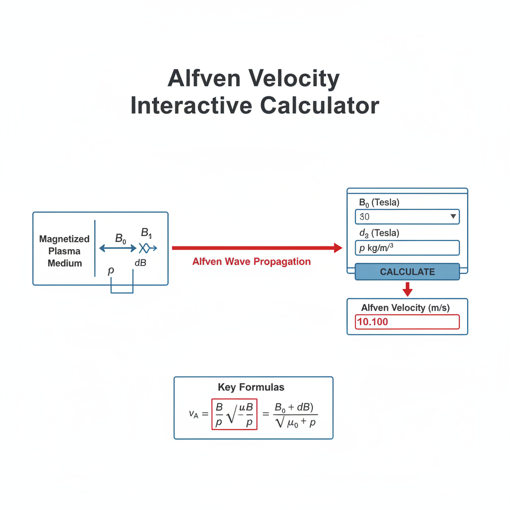 Alfvén Velocity Interactive Calculator | FIRGELLI
