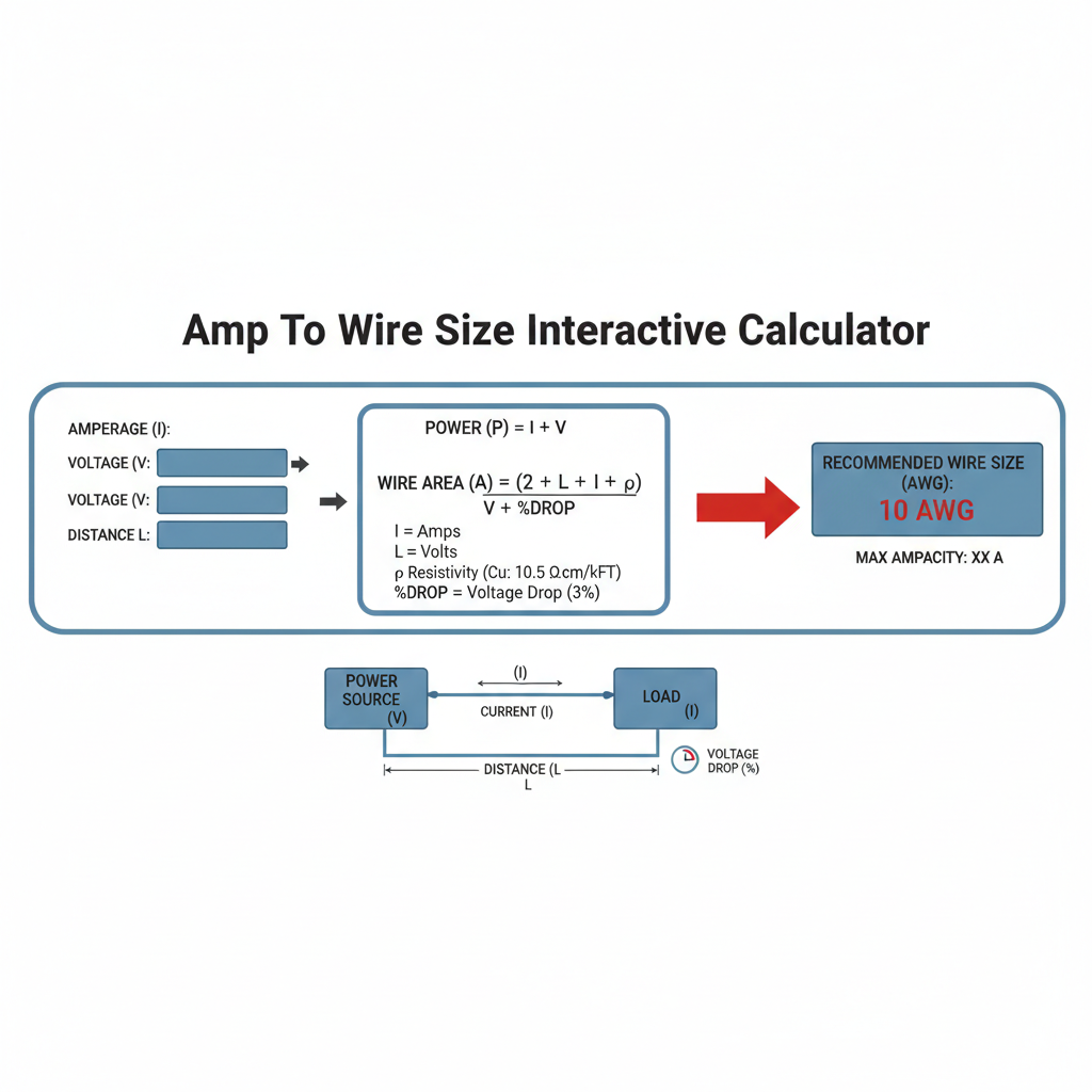 Amp to Wire Size Interactive Calculator | FIRGELLI