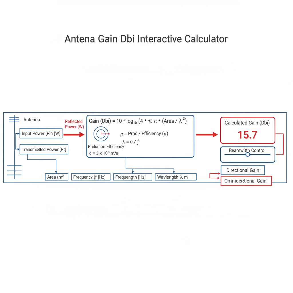 Dbi Antenna Gain dBi Interactive Calculator | FIRGELLI