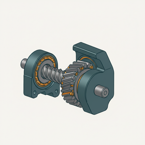 Anti-friction Worm Gear diagram