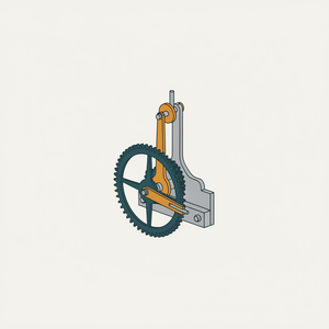 Antique Clock Escapement diagram
