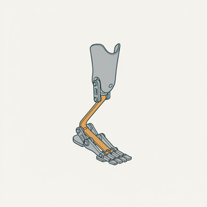 Artificial Leg and Foot diagram