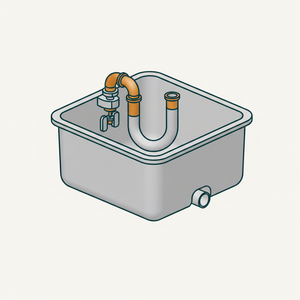 Automatic Flush Sewer Tank diagram