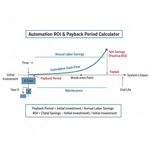 Automation ROI & Payback Period Calculator Technical Diagram