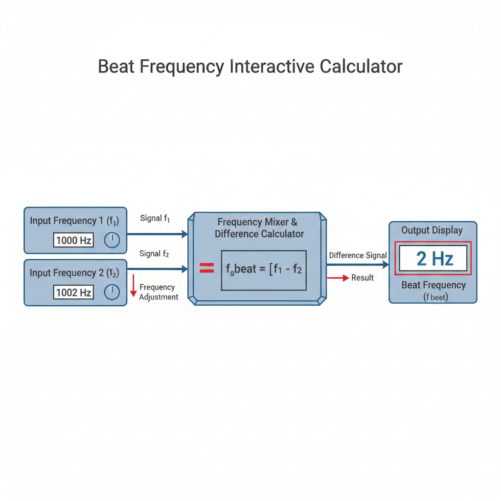 Beat Frequency Interactive Calculator | FIRGELLI