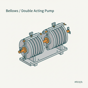Bellows / Double-acting Pump diagram