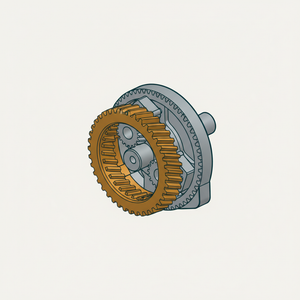 Bevel Gear Differential Pitch System diagram