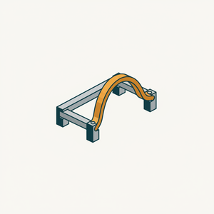 Bistable Buckled-beam Mechanism diagram