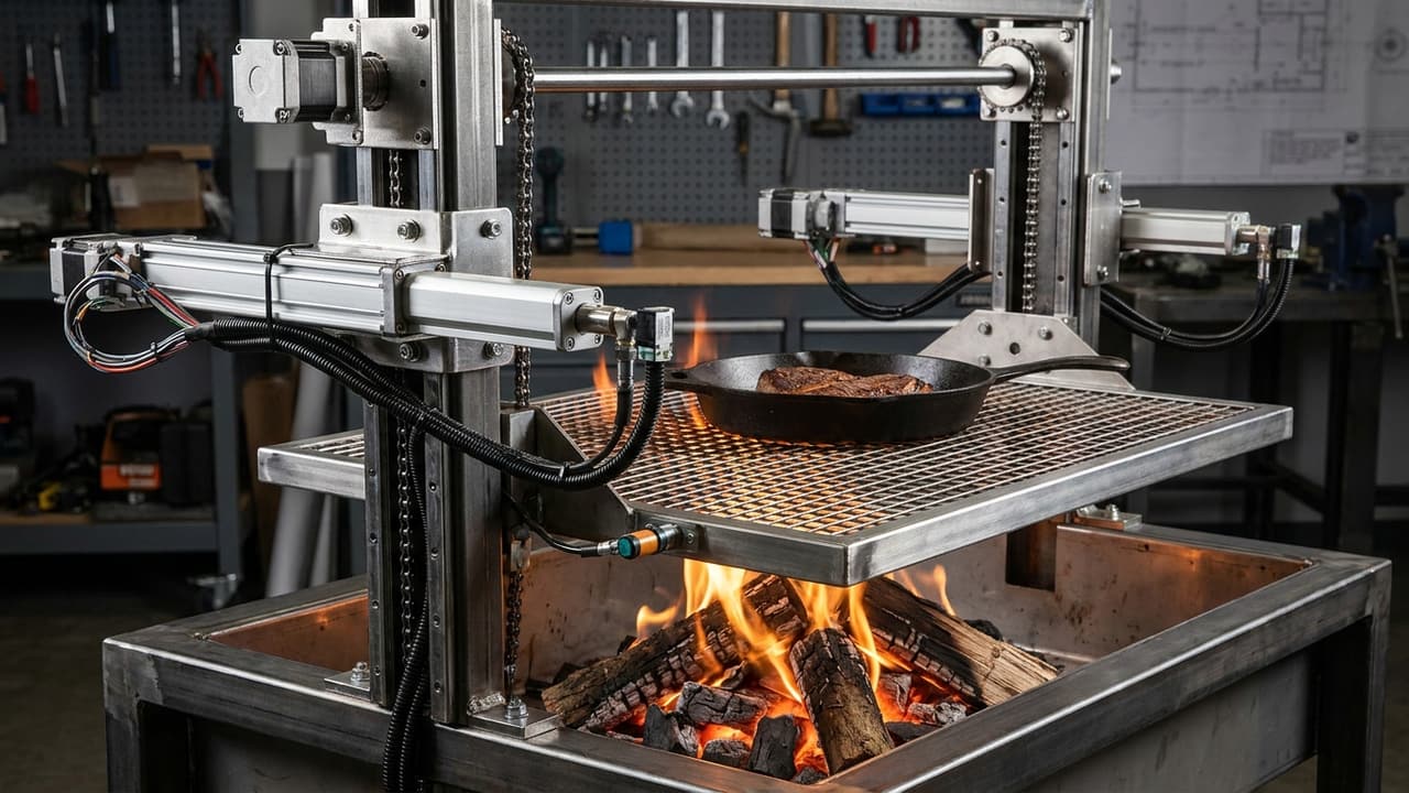 Bring Your Food Closer to the Flames Than Ever Before - Automated Fire