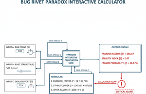 Bug Rivet Paradox Interactive Calculator Technical Diagram