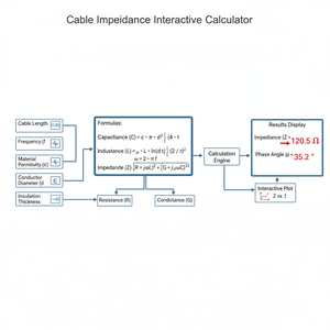 Cable Impedance Interactive Calculator Technical Diagram