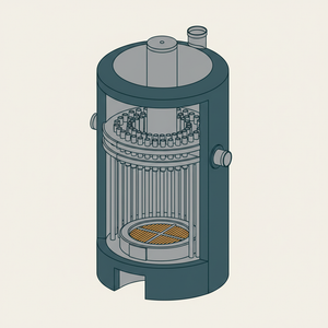 Cahall Vertical Water Tube Boiler diagram