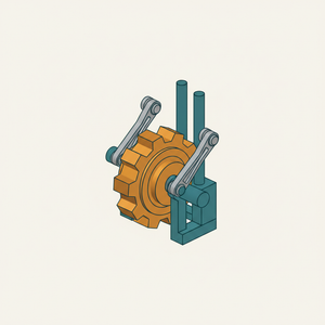 Cams of Varying Throw (expansive Valve) diagram