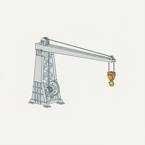 Cantilever Hoisting and Conveying Machine diagram