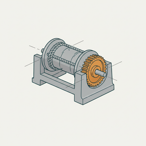 Capstan (gear) diagram