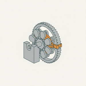 Centrifugal Safety Catch for Hoisting Drums diagram