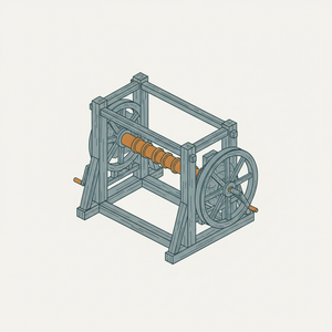 Chinese Shaft Derrick diagram