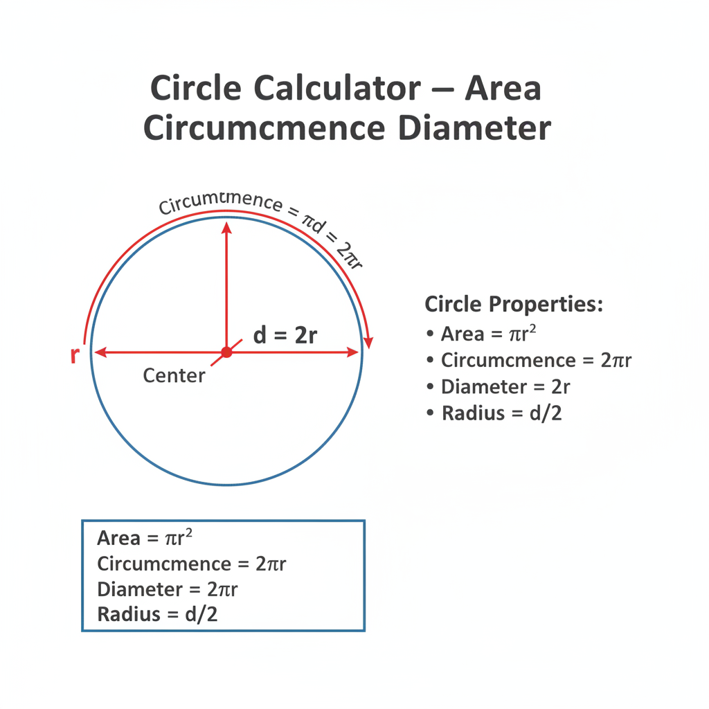 Free Circle Calculator Area Circumference Diameter FIRGELLI Engine free-circle-calculator-area-circumference-diameter-firgelli-engine