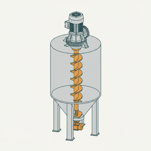Circulating Screw Propeller and Mixing Tank diagram