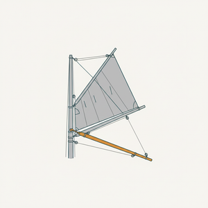Club Topsail Rig diagram