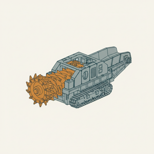 Coal-cutting Machine diagram