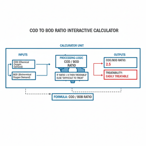 Cod To Bod Ratio Interactive Calculator Technical Diagram