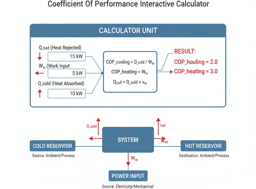 Coefficient of Performance Interactive Calculator | FIRGELLI