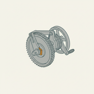Combined Ratchet and Hand-feed Gear diagram