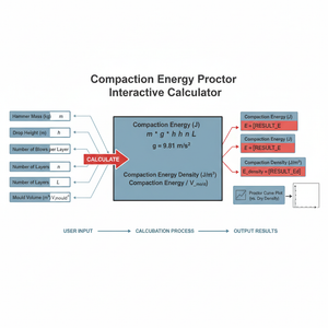 Compaction Energy Proctor Interactive Calculator Technical Diagram