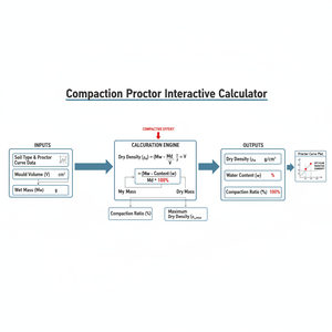 Compaction Proctor Interactive Calculator Technical Diagram