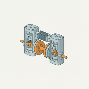 Compound Air Compressor diagram