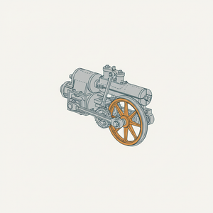 Compound Pneumatic Locomotive diagram
