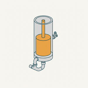 Compressed Air Lift System diagram
