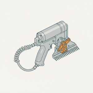 Compressed Air Sheepshearing Machine diagram